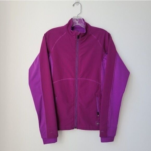 Rei Women's Purple Zip Up Lightweight Jacket - Sweatshirt Size Small - Picture 1 of 11